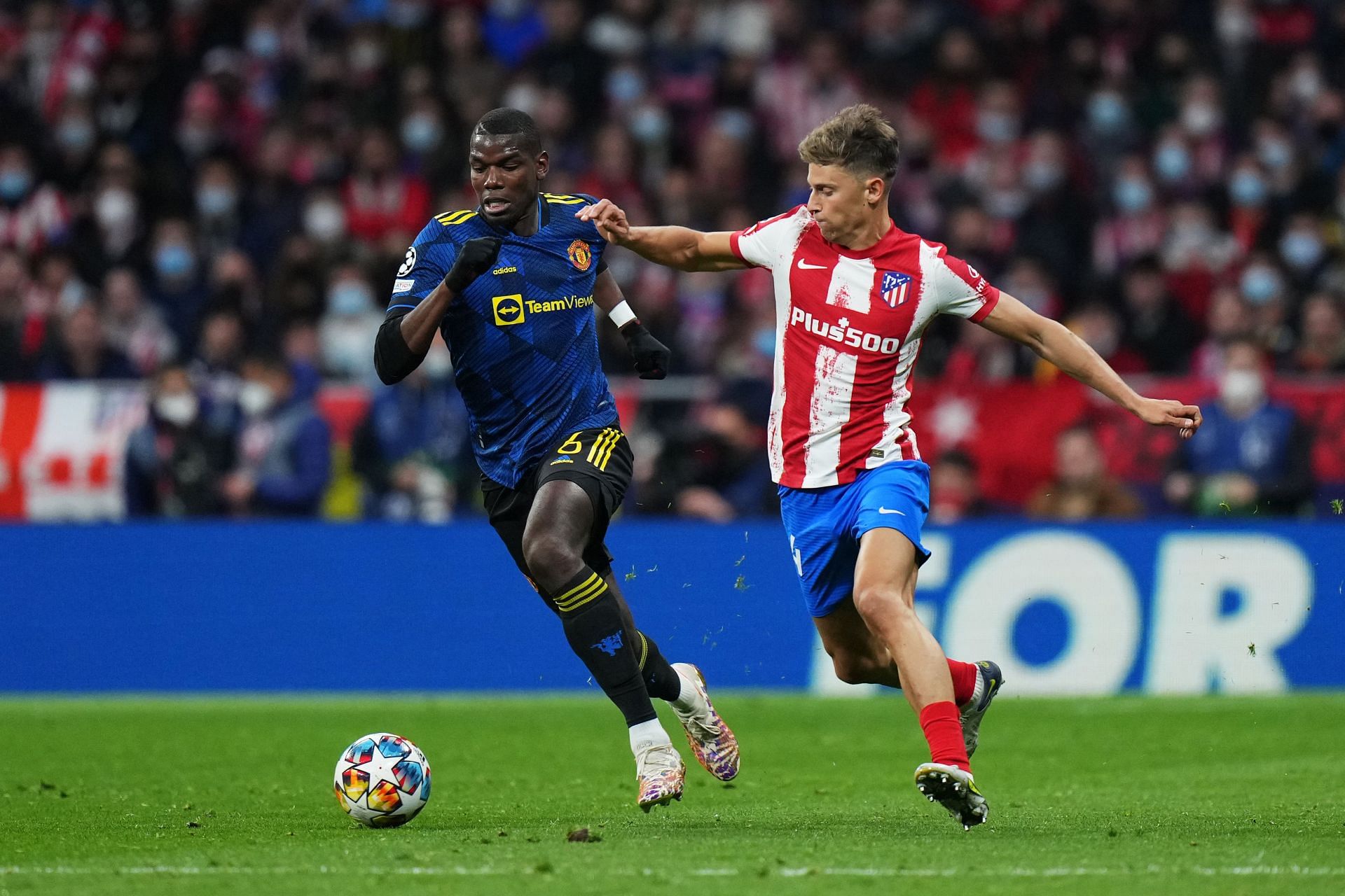 Atletico Madrid v Manchester United: Round Of Sixteen Leg One - UEFA Champions League